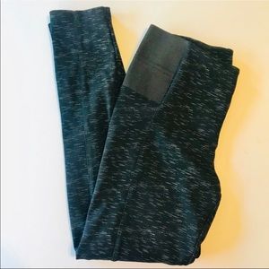 Baccini | High-Waisted Heather Gray Leggings